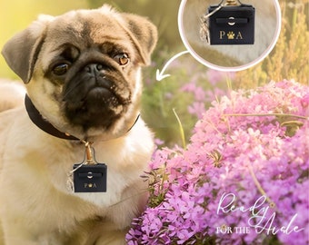 Hund Ringträger | Hochzeit Ring Tasche für Hunde | Hochzeit Ring Box für Hundehalsbänder | Personalisierte Haustier Hochzeit Ring Halter | Hundehochzeit