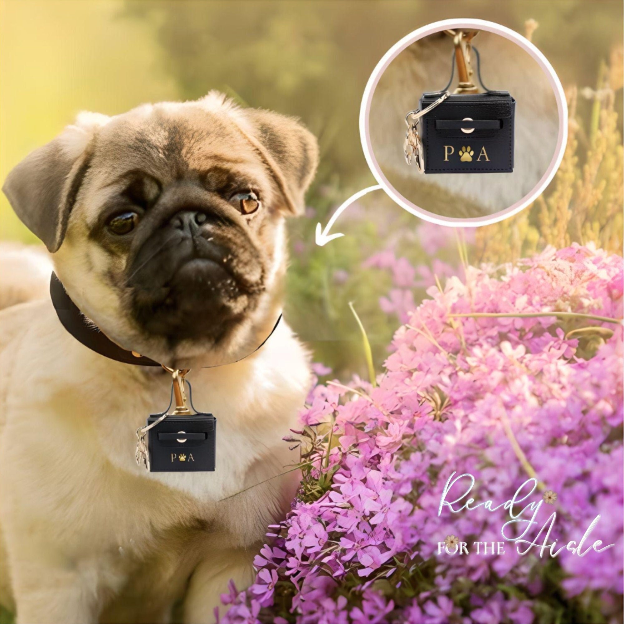 Mini Leather Ring Storage Organizer Box Wedding Ring Bag Pet Dog Neck Collar  Pendant Snap Fastener 5.5x3x2.5cm New - AliExpress