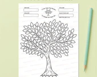 Tree Debt Payoff Tracker Printable