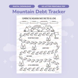 Debt Payoff Tracker Printable PDF, Debt Snowball and Avalanche Sheet, Instant Download, US Letter