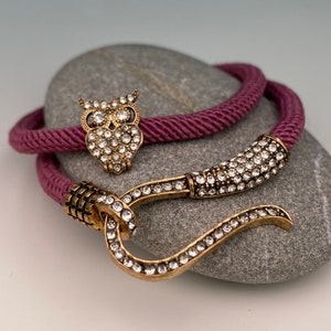 Norwegian owl skin rope bracelet clearance