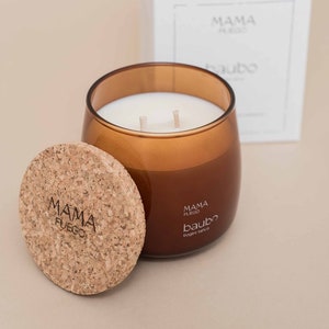 Natural soy rapseed candle BAUBO 300g | essential oils candle | lavender sage thyme | hand poured in Warsaw | vegan candle