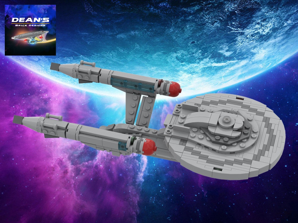 Lego Creations Lego Starship Enterprise Constitution Class USS