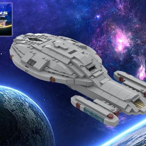 Intrepid Class USS Voyager - Instrukcje budowy i lista części
