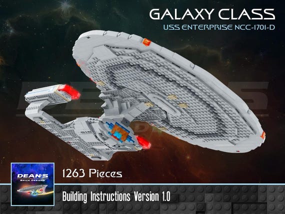 Galaxy Class USS Enterprise NCC-1701-D - Building Instructions