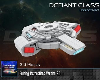 Defiant Class USS Defiant NX-74205 - Building Instructions & Parts List