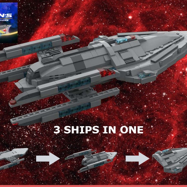 Prometheus Class USS Prometheus NX-59650 - Building Instructions & Parts List