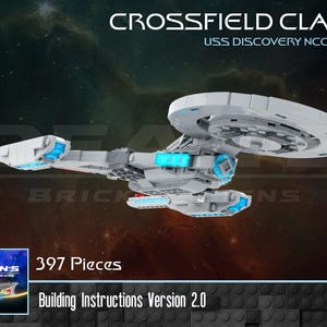 USS Discovery NCC-1031-A, clase Crossfield (reacondicionado): instrucciones de montaje y lista de piezas