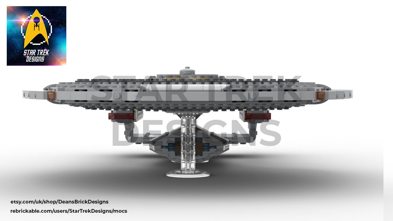 Galaxy Class USS Enterprise NCC-1701-D Building Instructions &amp; Parts ...