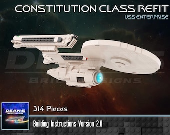 Klasa Constitution (remont) USS Enterprise NCC-1701 – instrukcje budowy i lista części