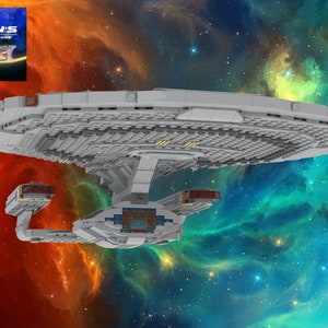 Galaxy Class USS Enterprise NCC-1701-D - Building Instructions & Parts List