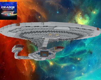 Galaxy Class USS Enterprise NCC-1701-D - Building Instructions & Parts List