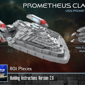 Prometheus Class USS Prometheus NX-59650 V2.0 - Building Instructions & Parts List