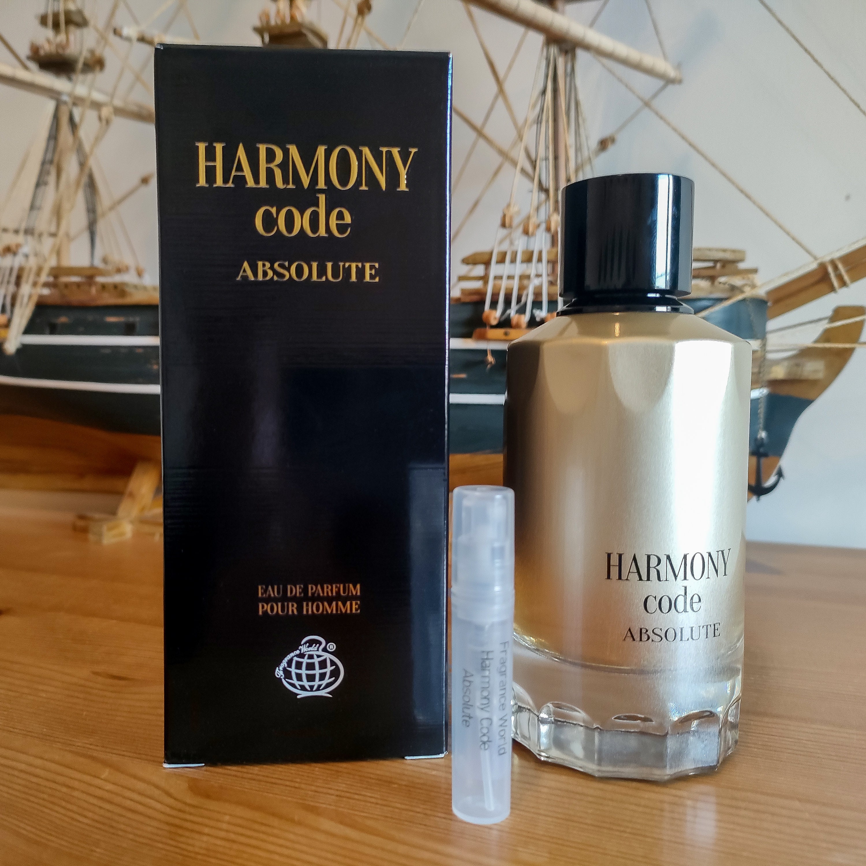 Fragrance World Harmony Code Absolute EDP Aftershave Fragrance 5ml Sample  Size: Milliliters