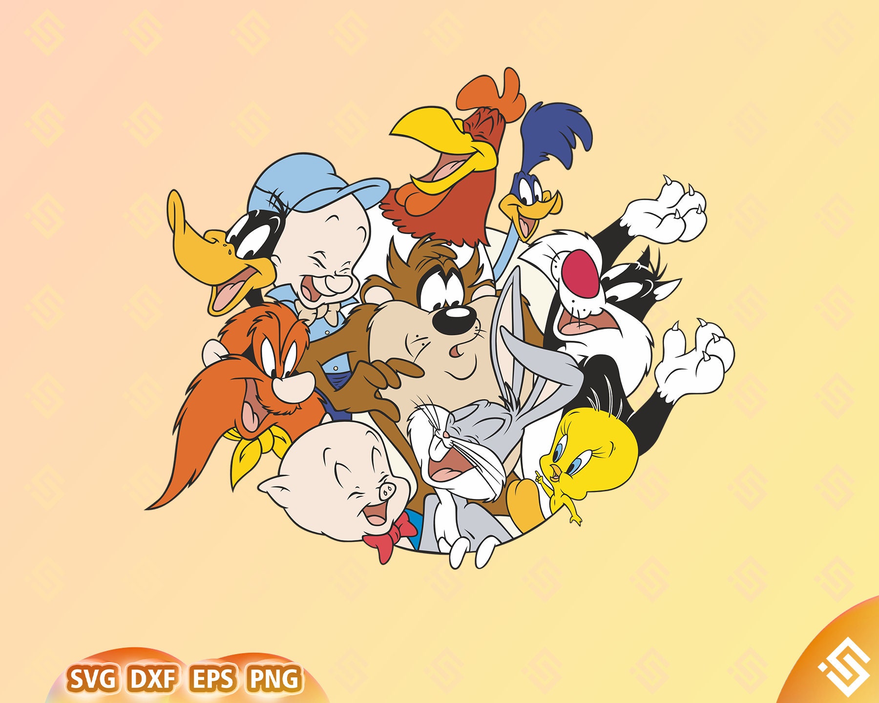 Looney Toons Vector - Etsy