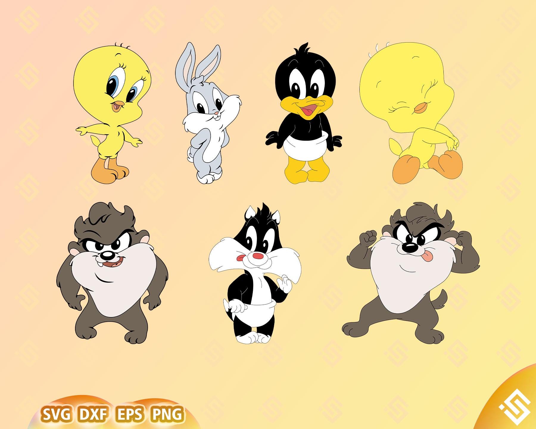 Baby Taz Svg - Etsy, image size:1800x1440