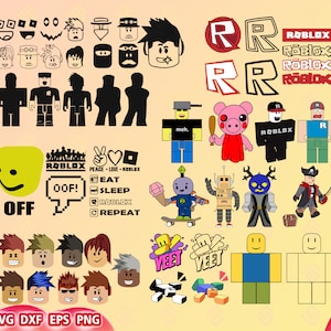 Roblox SVG Big Bundle, Gaming Svg Files for Cricut,Roblox Png, Robot Svg, Roblox Boy Svg, Birthday Svg, Instant Download, Roblox svg