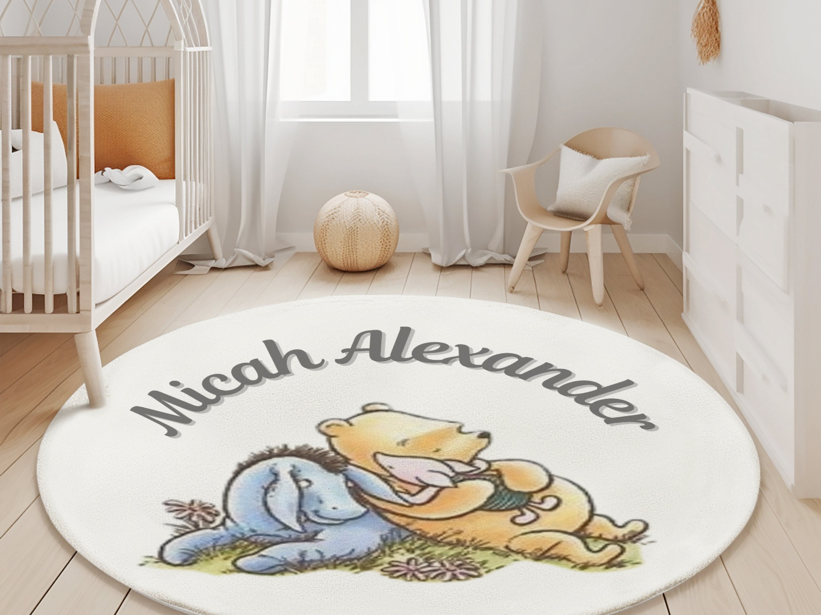Personalized Nursery Decor Area Rug Winnie the Pooh Rug sold by Ihsan Ali SKU 111779931 40