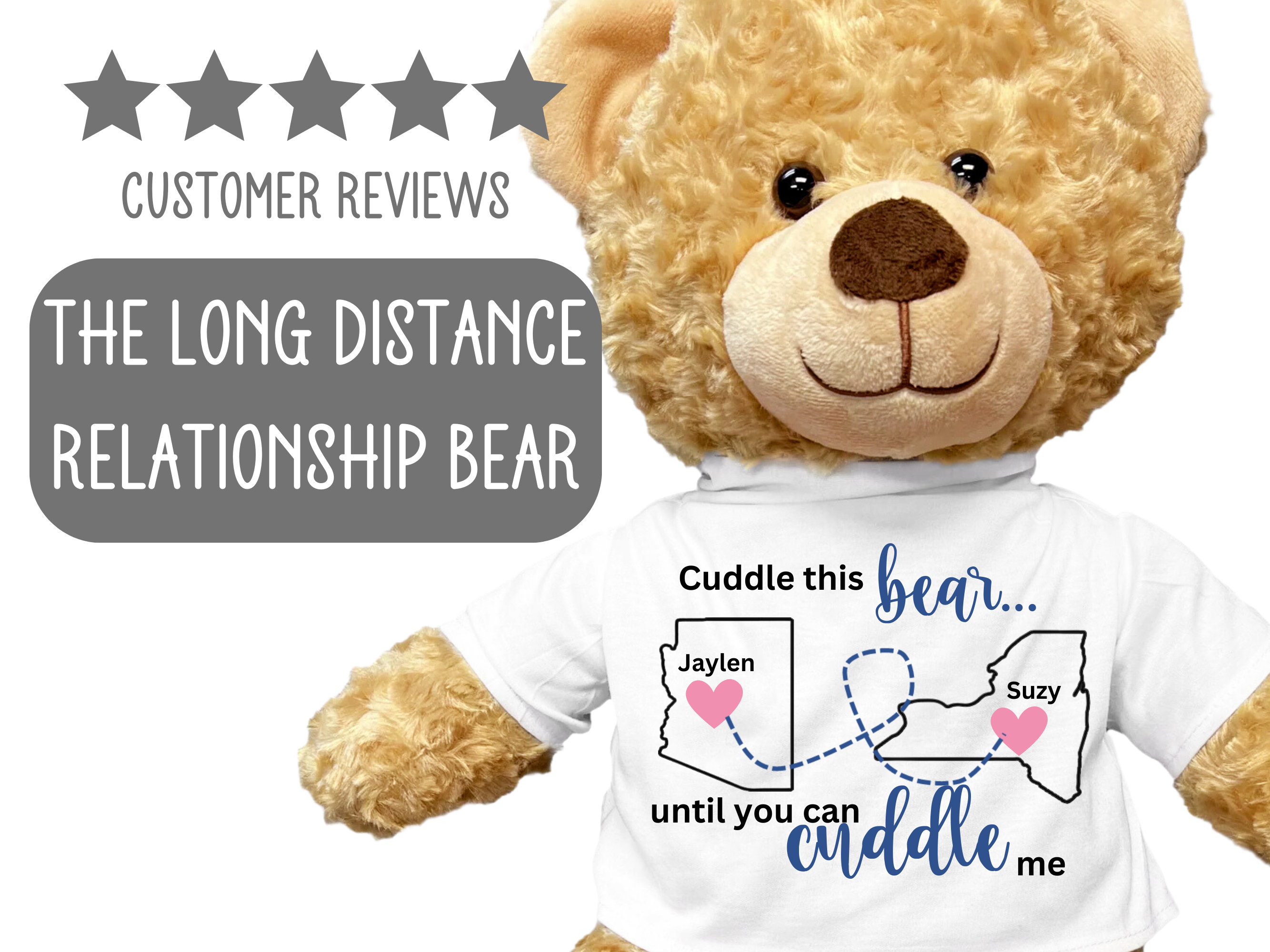 Funny Girlfriend Gifts, Things to Get Your Girlfriend, Teddy Bear for  Girlfriend, Long Distance Relationship Gifts Cuddle This Bear -  Denmark