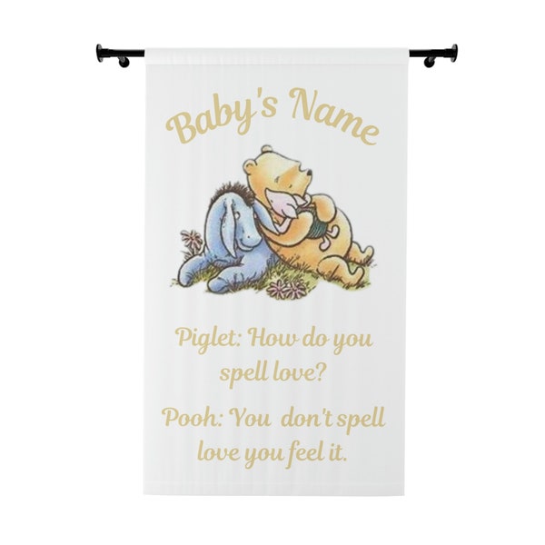 Classic Winnie the Pooh Curtains Etsy