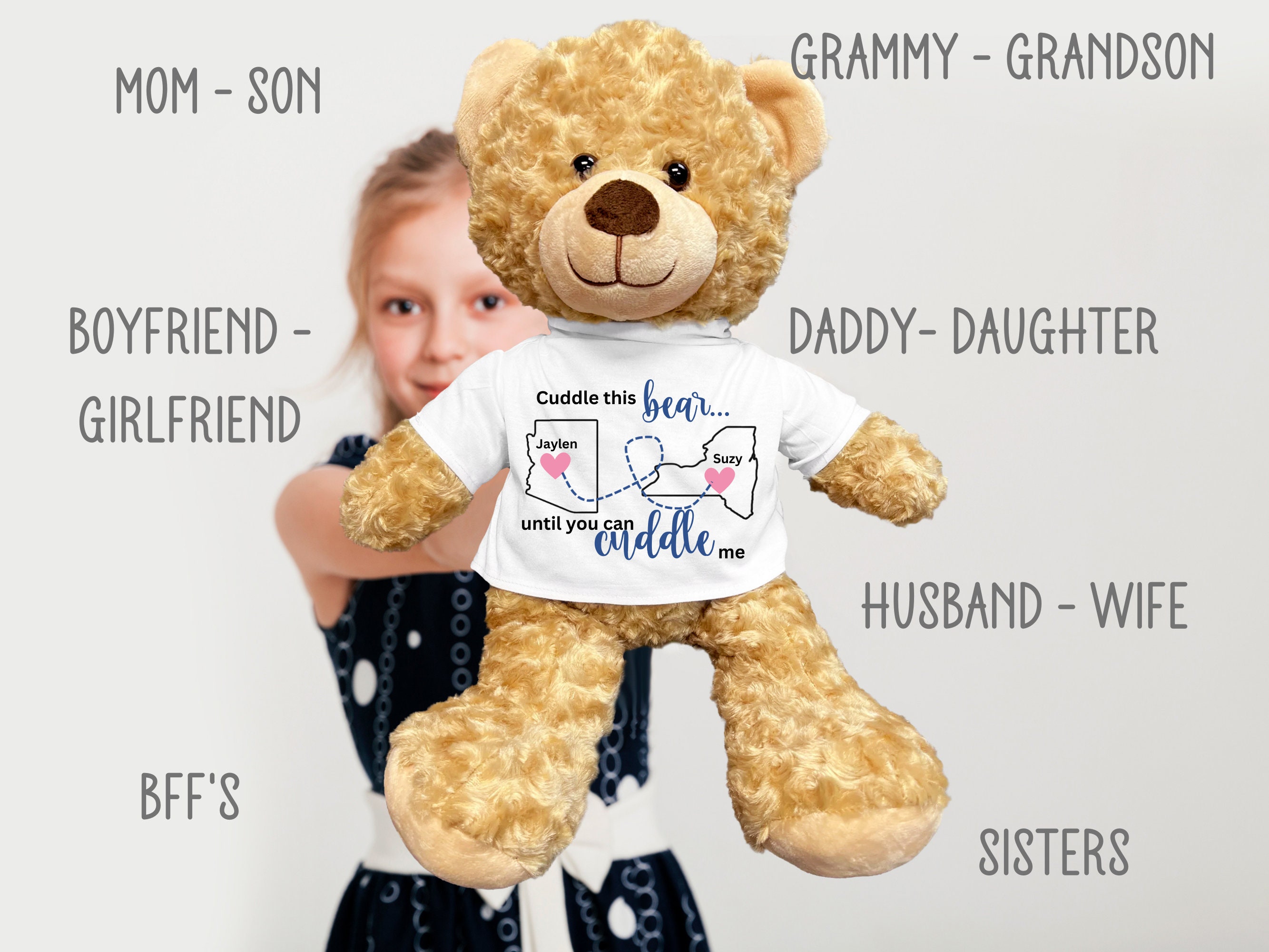 Funny Girlfriend Gifts, Things to Get Your Girlfriend, Teddy Bear for  Girlfriend, Long Distance Relationship Gifts Cuddle This Bear -  Denmark