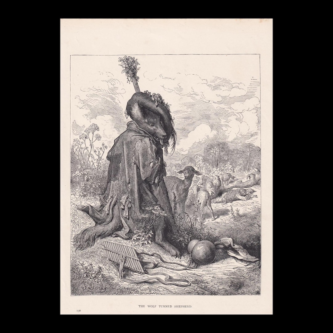 1870 GUSTAVE DORE Print - 