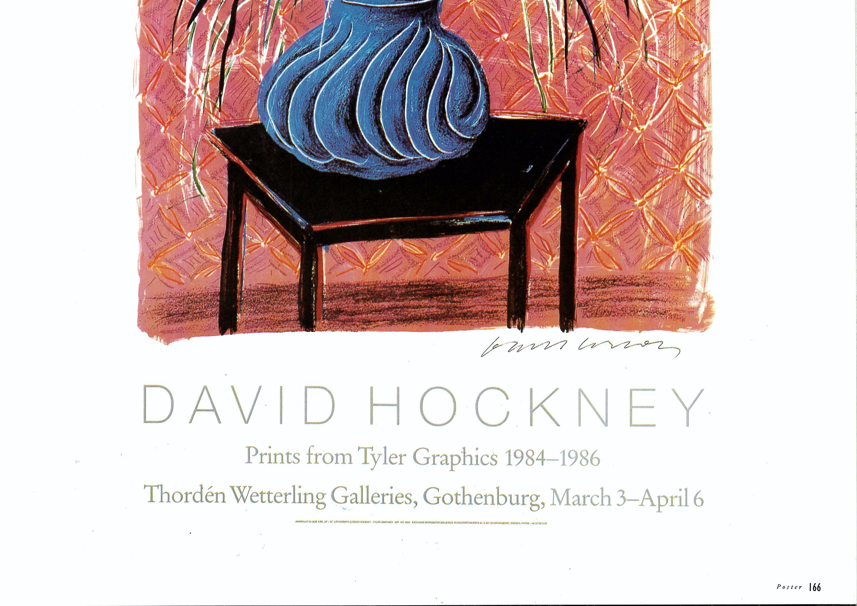 Vintage 1994 DAVID HOCKNEY Print - 
