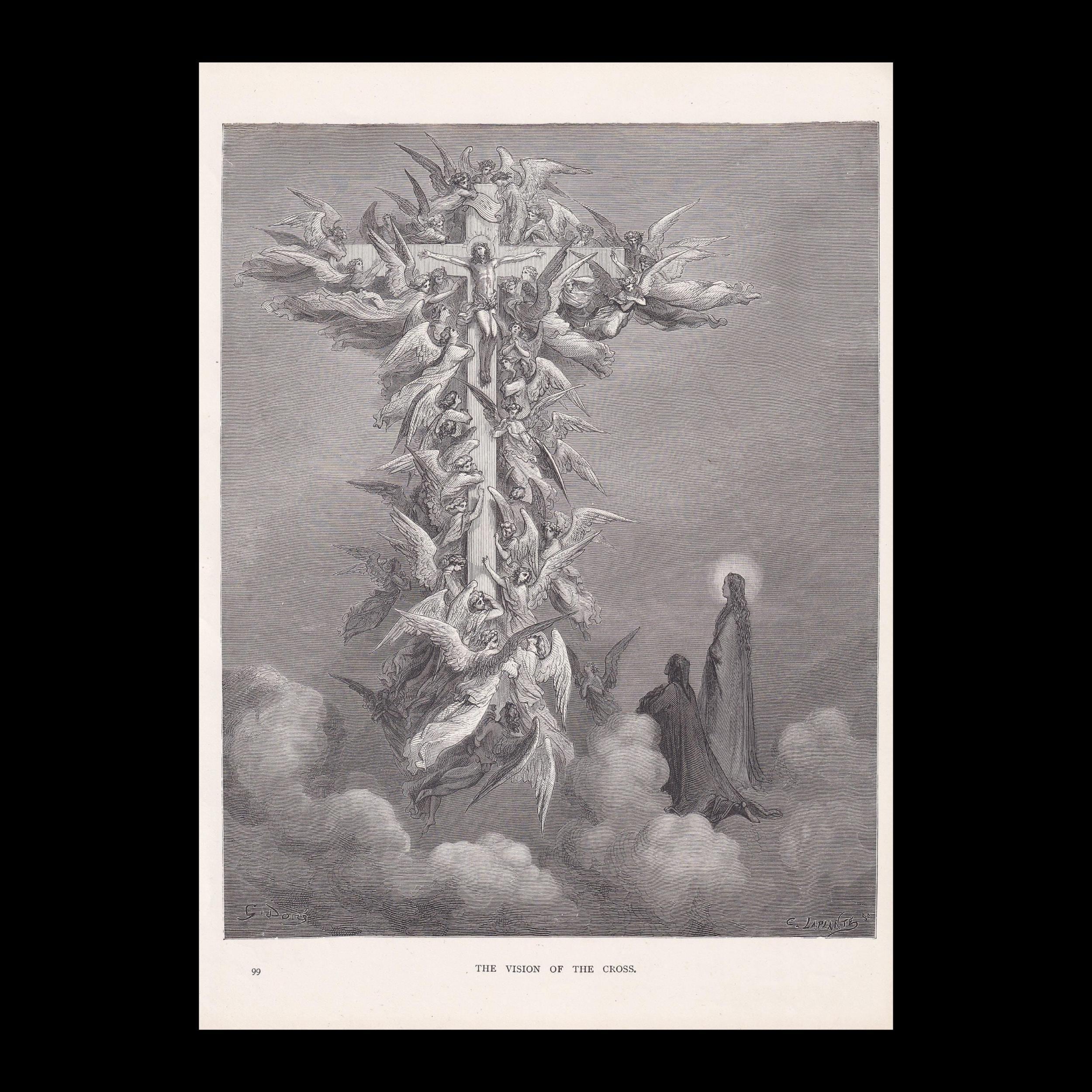 1870 GUSTAVE DORE Print - 