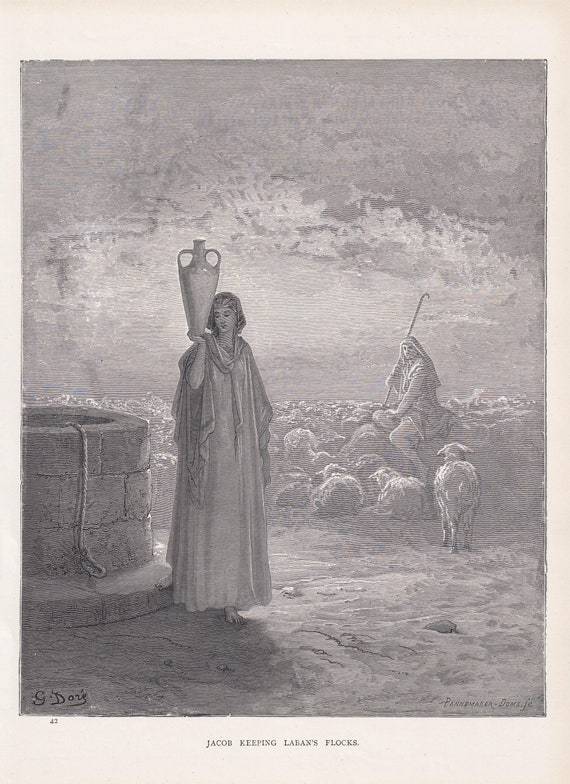1870 GUSTAVE DORE Print - 