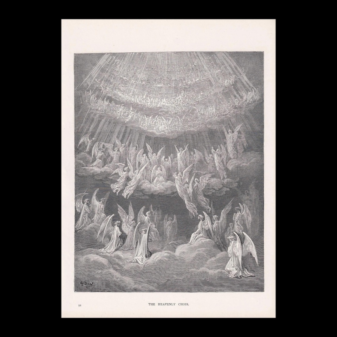 1870 GUSTAVE DORE Print - 