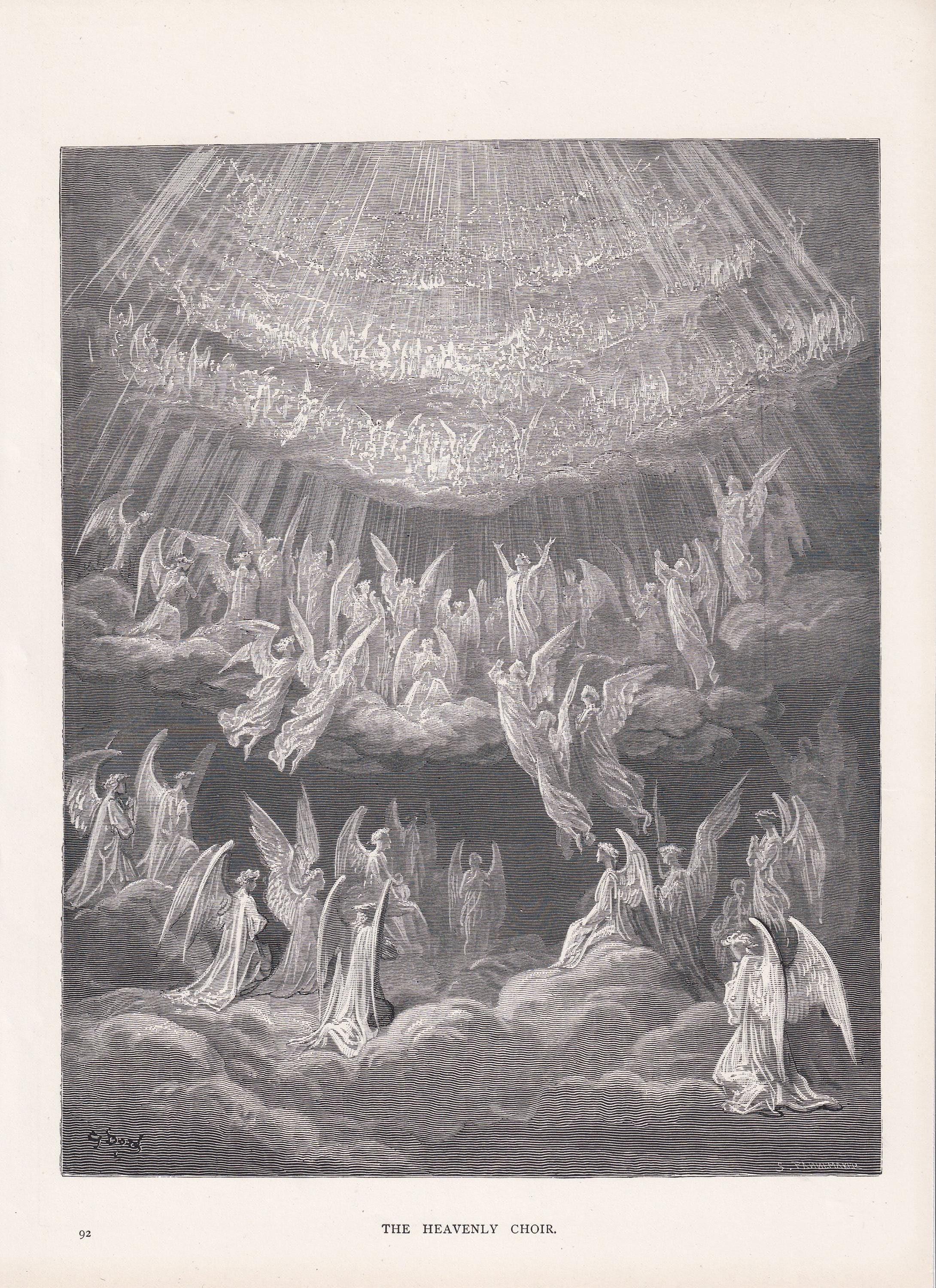 1870 GUSTAVE DORE Print - 