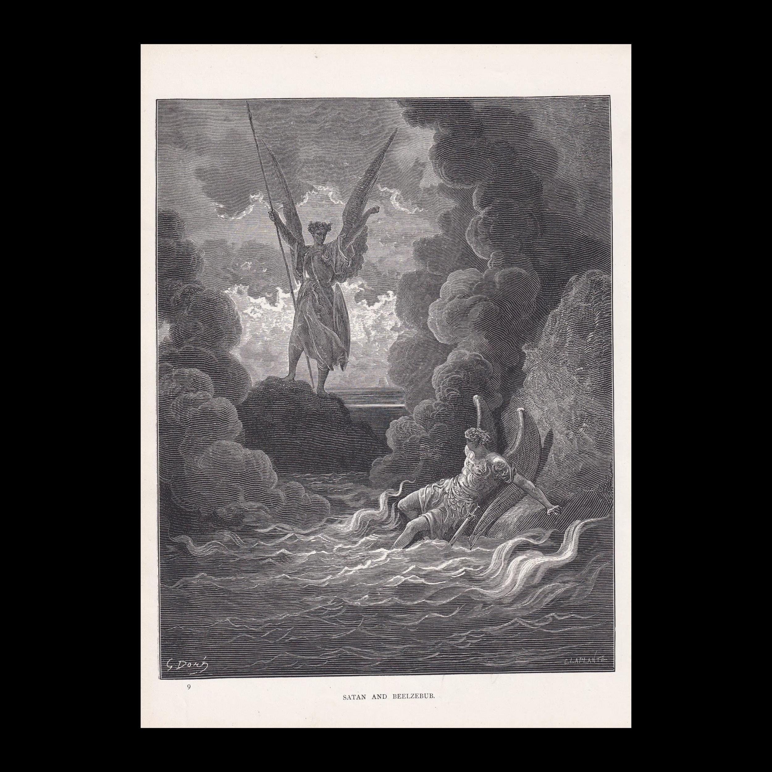 1870 GUSTAVE DORE Print - 
