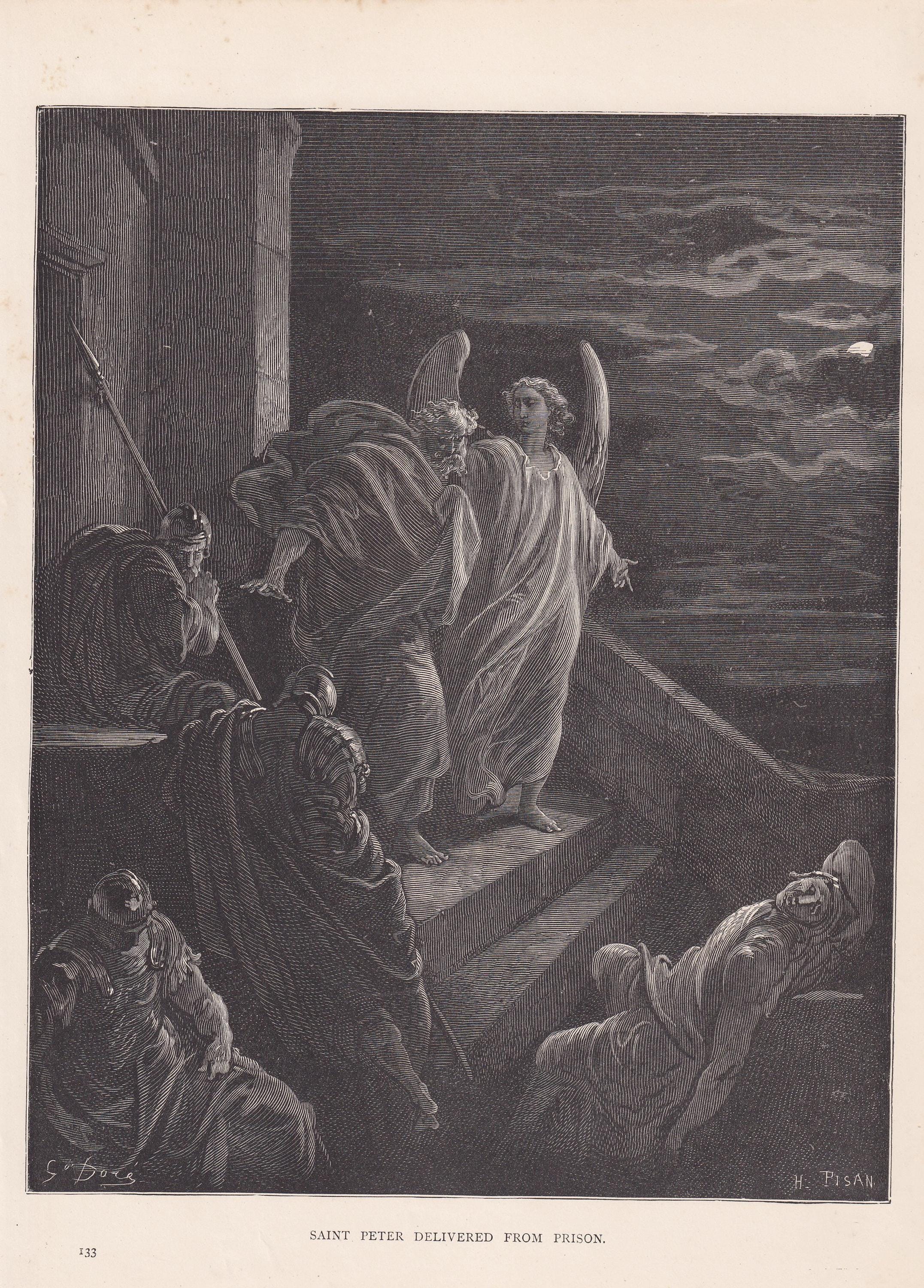 1870 GUSTAVE DORE Print - 