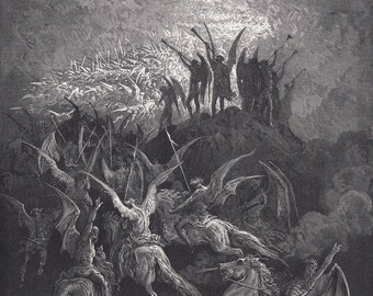 1870 GUSTAVE DORE Print - 