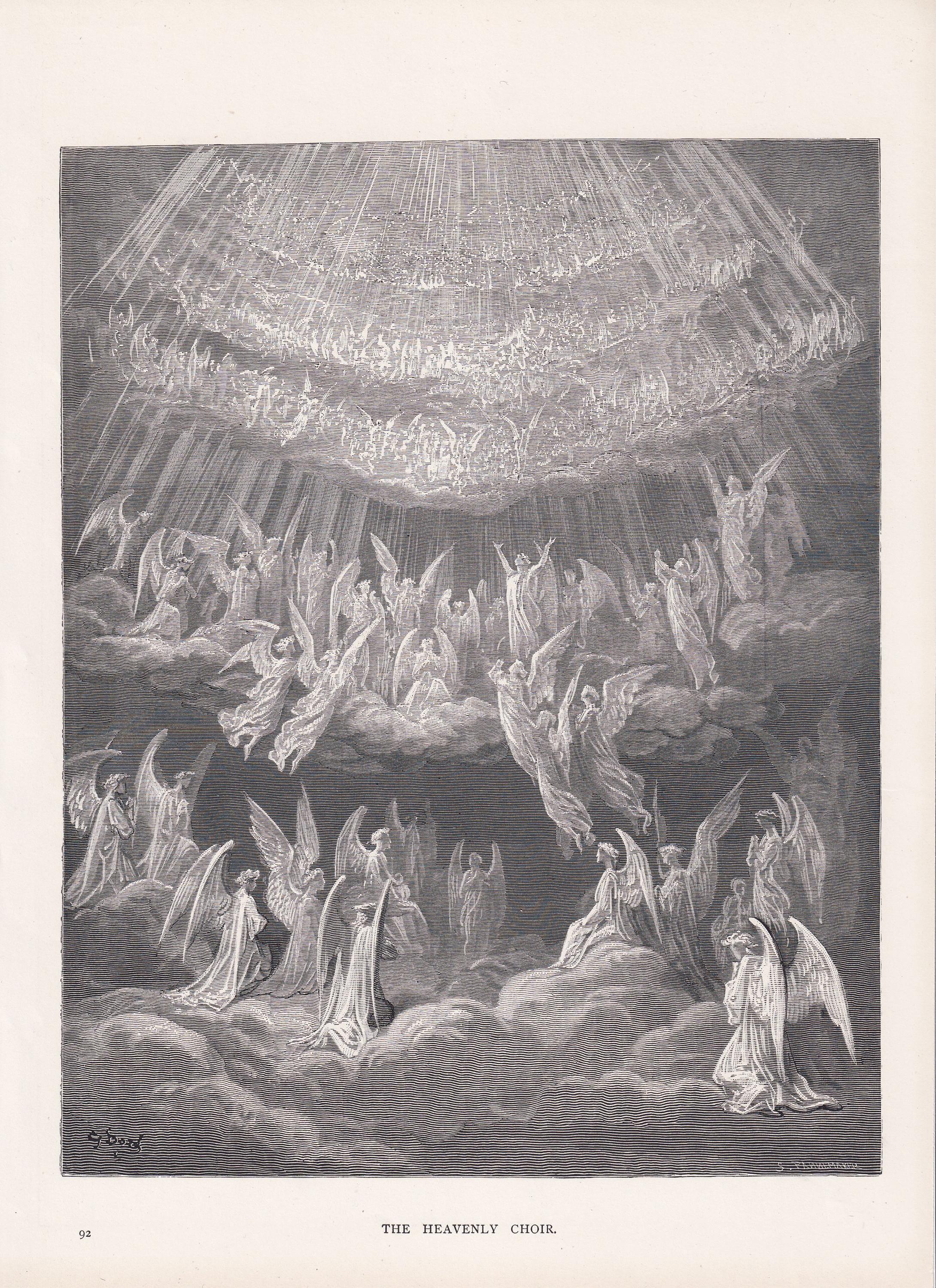1870 GUSTAVE DORE Print - 