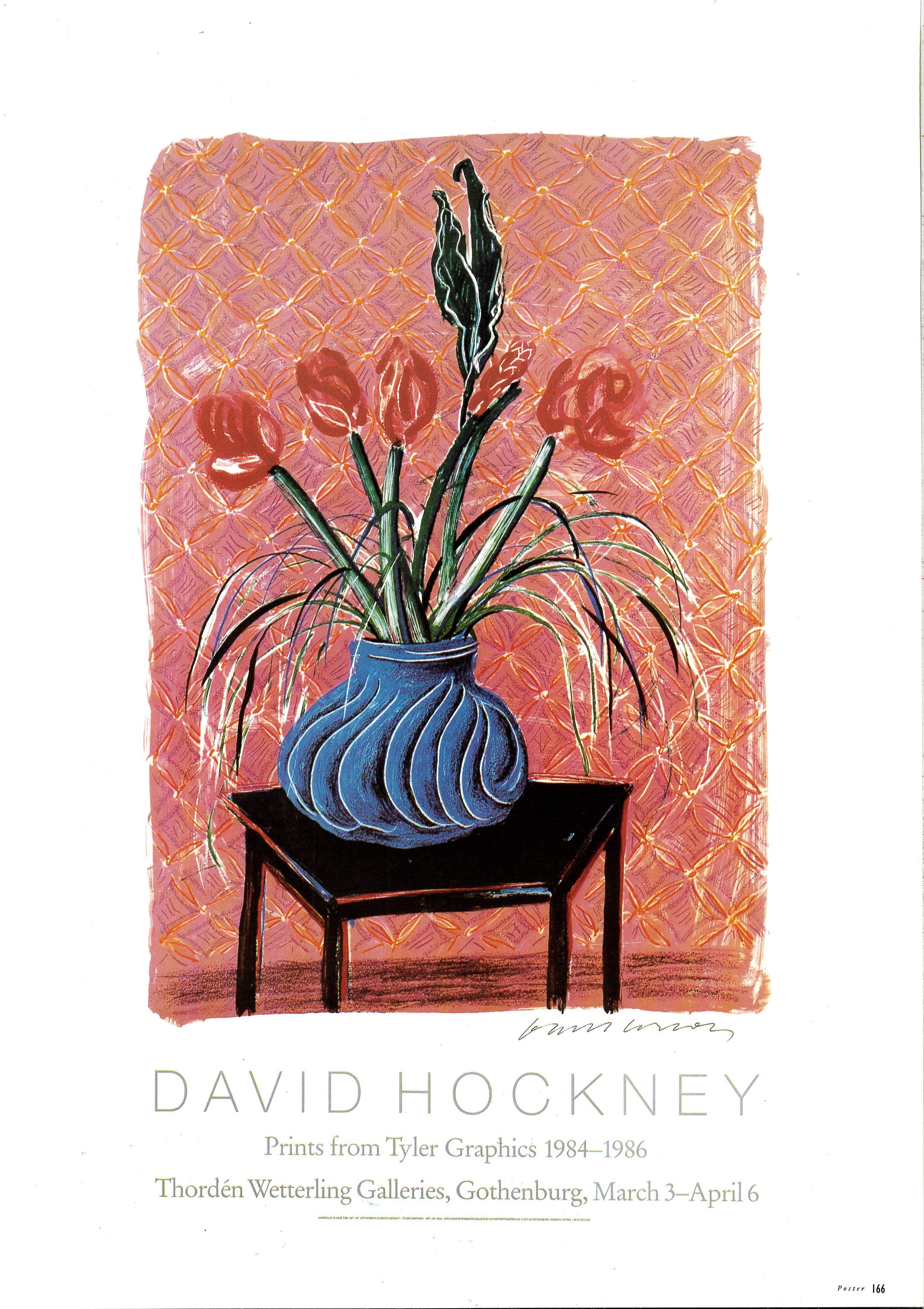 Vintage 1994 DAVID HOCKNEY Print - 
