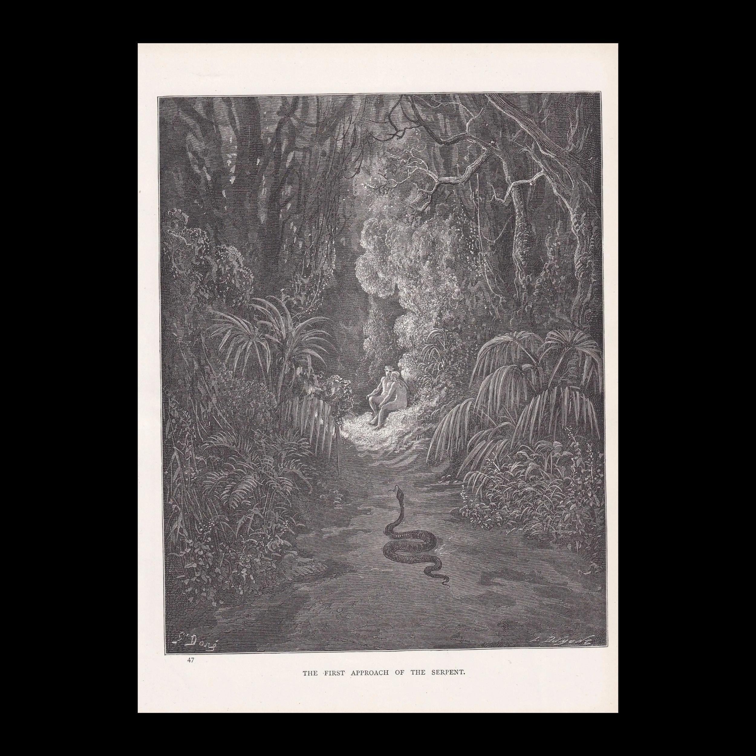 1870 GUSTAVE DORE Print - 