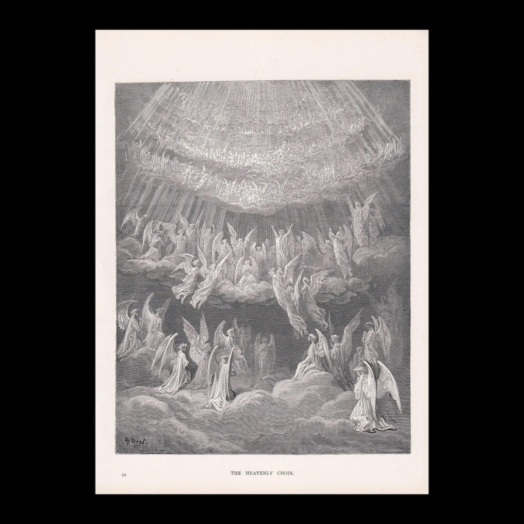 1870 GUSTAVE DORE Print - 