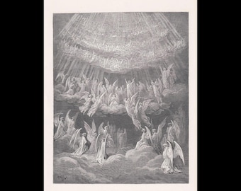 1870 GUSTAVE DORE Print - 