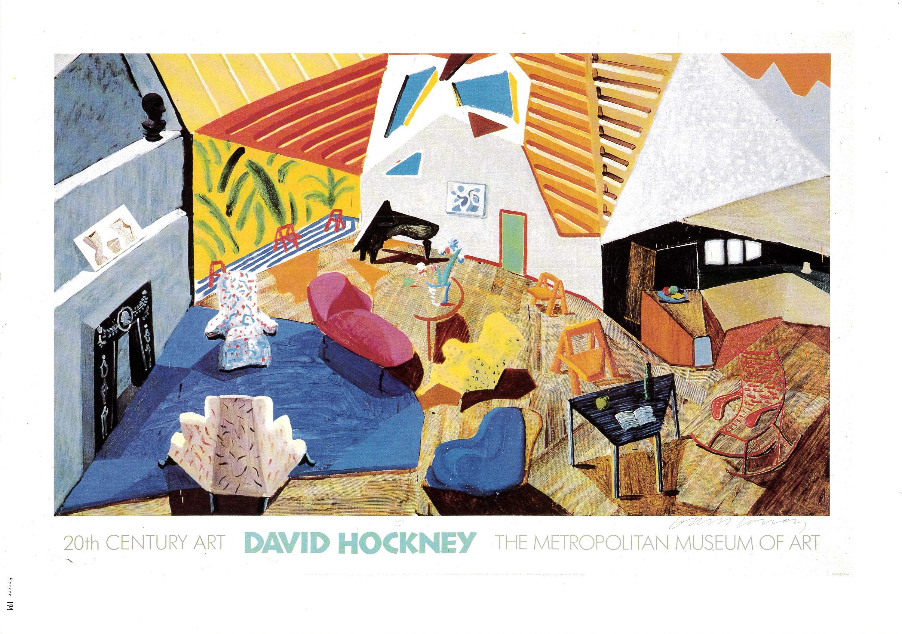 Vintage 1994 DAVID HOCKNEY Print - 