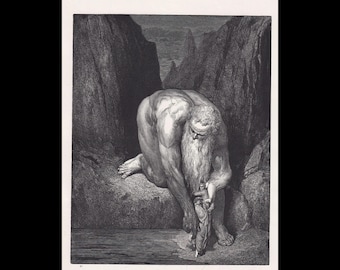 1870年 ギュスターヴ・ドレ 版画 - 「第五天国へ昇るベアトリーチェと