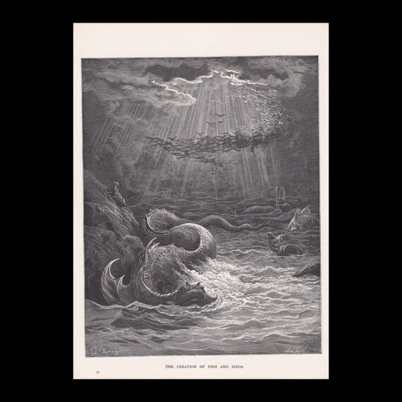 1870 GUSTAVE DORE Print - 