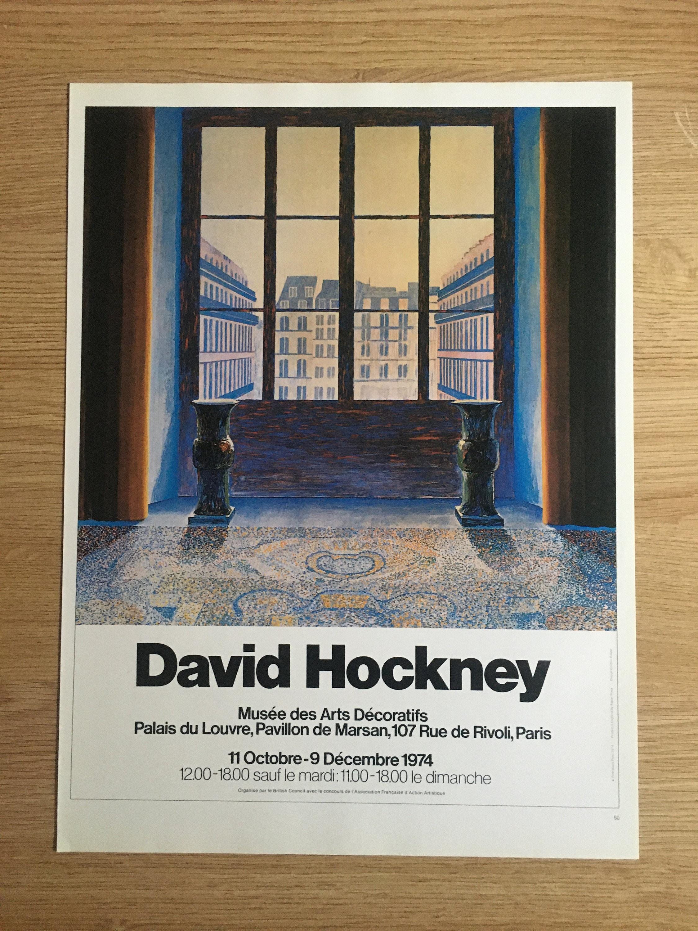 Vintage 1987 DAVID HOCKNEY Print - 