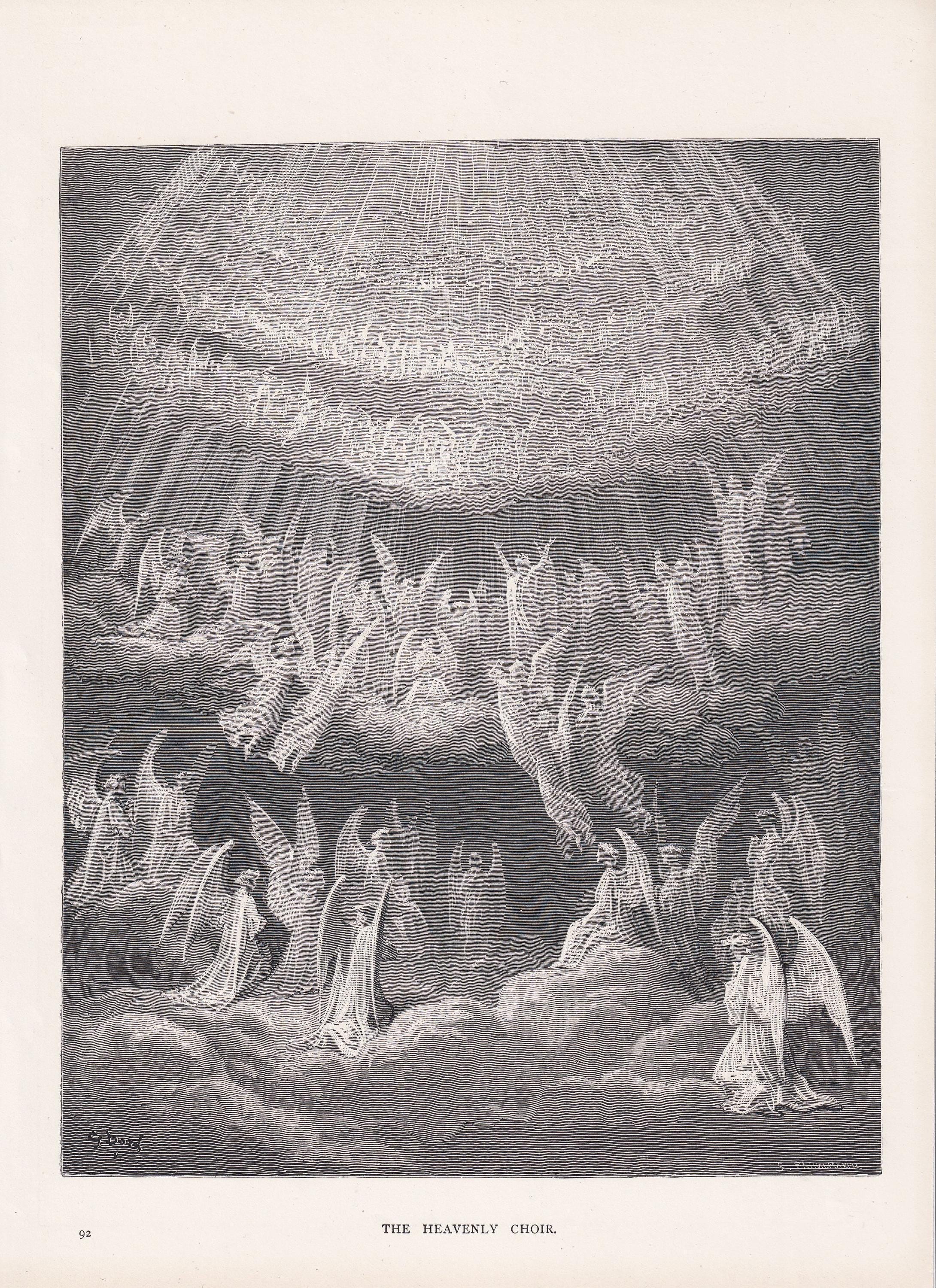 1870 GUSTAVE DORE Print - 