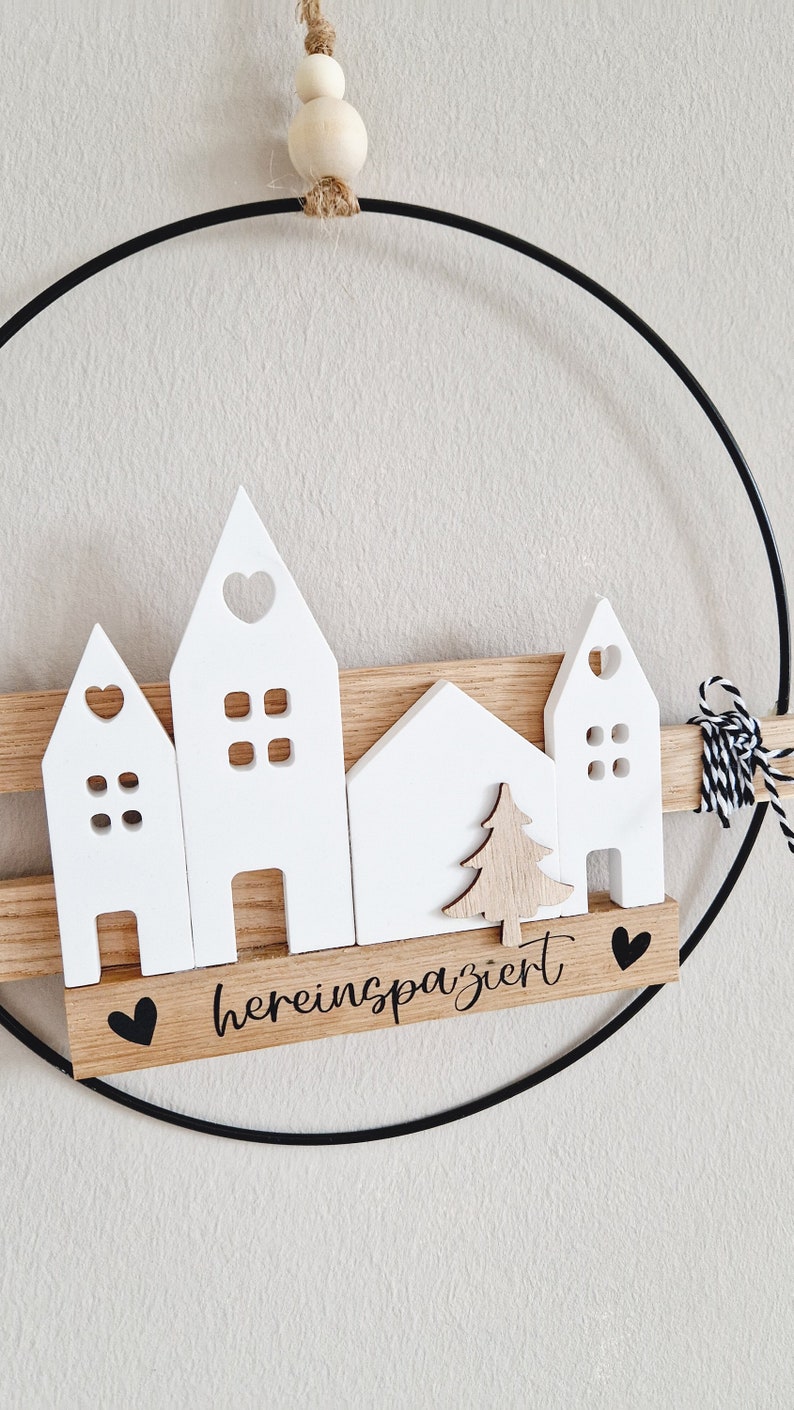 Giugio Metall Blumen Aufsteller - Elegante Tischdeko In Schwarz Mit Holzsockel