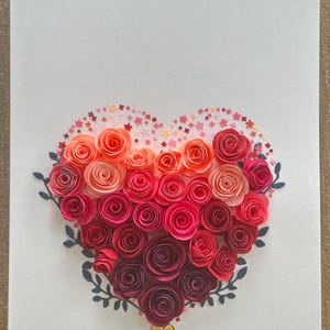 Caixa personalizada 3D feita à mão variedade de cartões florais para ocasiões especiais, flores de papel, pedras preciosas/contas, cartão perolado 3D em tamanho A5