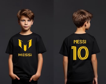 Kids Lionel Messi Shirt, Soccer Team Tee