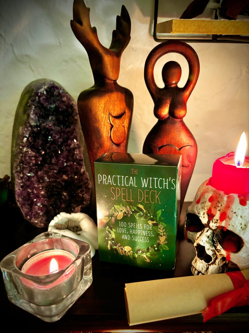 Medium Witch Starter Kit WITH 100 SPELLS 64 items beginners set of wicca and witchcraft items free uk postage plus free gift image 2