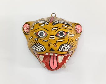Tiger face mache/wall hanging/home decor/gift item/paper mache
