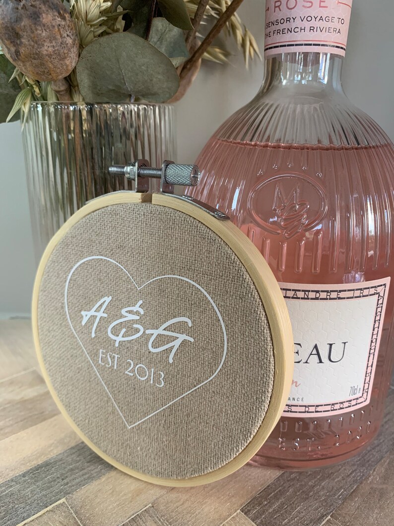 Personalised Wedding Gift, Valentine Gift, 4 Years Anniversary Gift